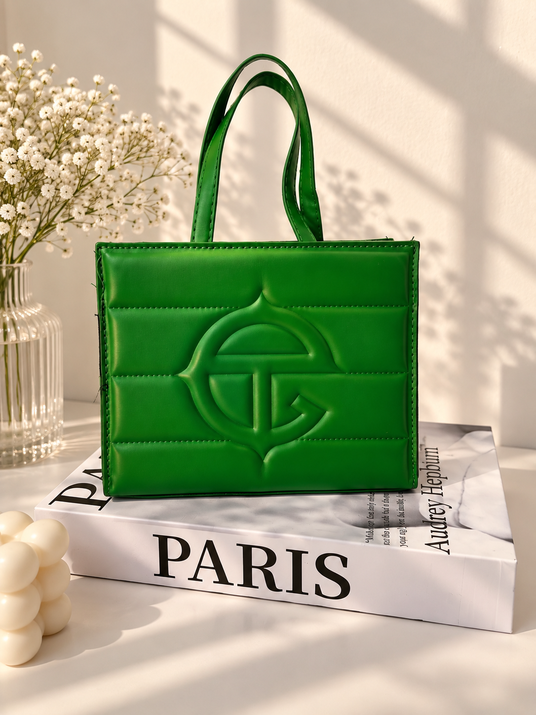 Cartera Tote Verde