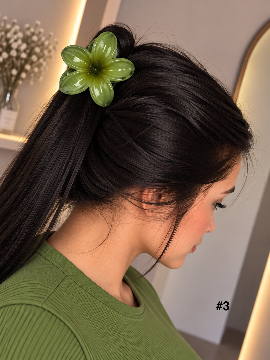 Pinza de Pelo Flor