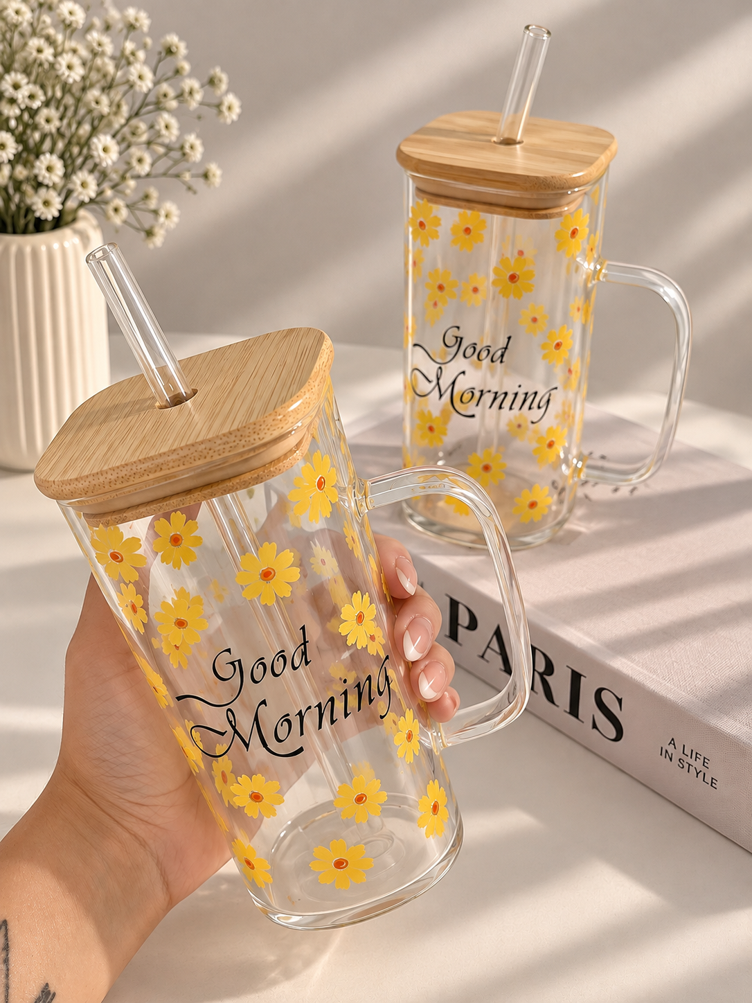 Vaso Good Morning con Tapa