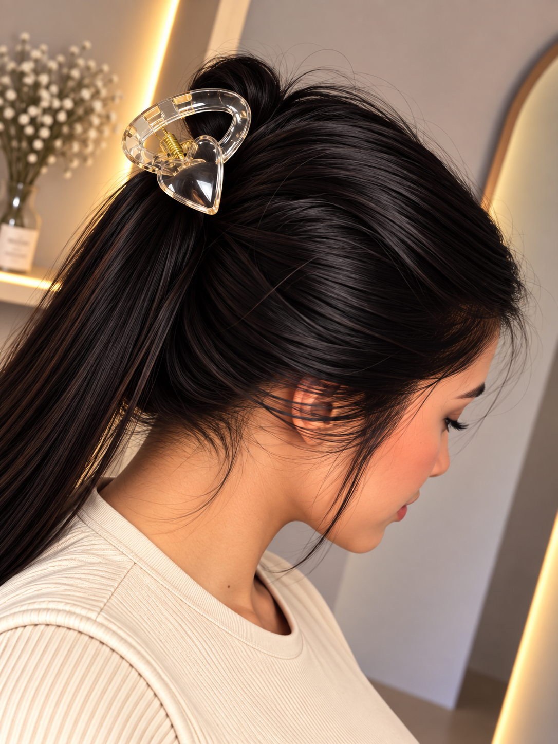 Pinza de Pelo Corazón